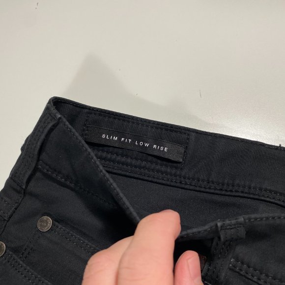 Neil Barrett Slim Fit Low Rise Chino pants black mens size 30x28 - Picture 5 of 9